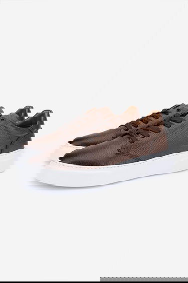  Valmenti Cess Erkek Kahverengi Floter Hakiki Deri Sneakers & Spor Ayakkabı