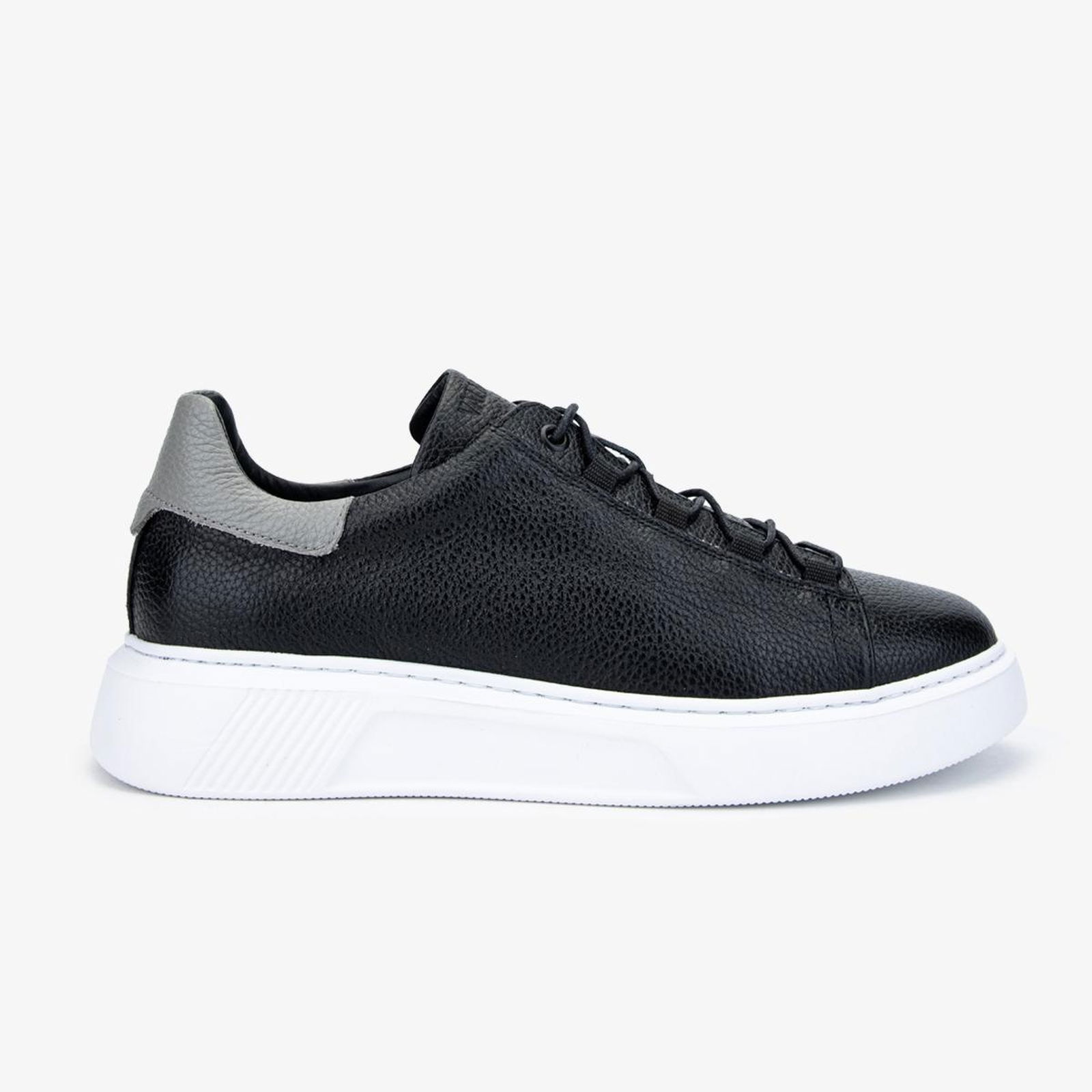 Valmenti Acrux Erkek Siyah Floter Hakiki Deri Sneakers & Spor Ayakkabı