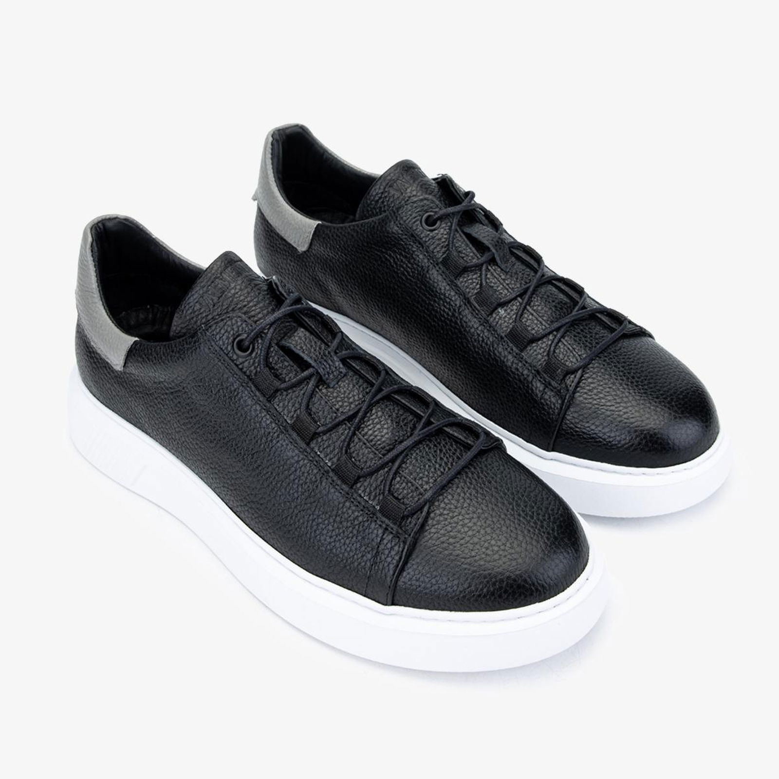 Valmenti Acrux Erkek Siyah Floter Hakiki Deri Sneakers & Spor Ayakkabı