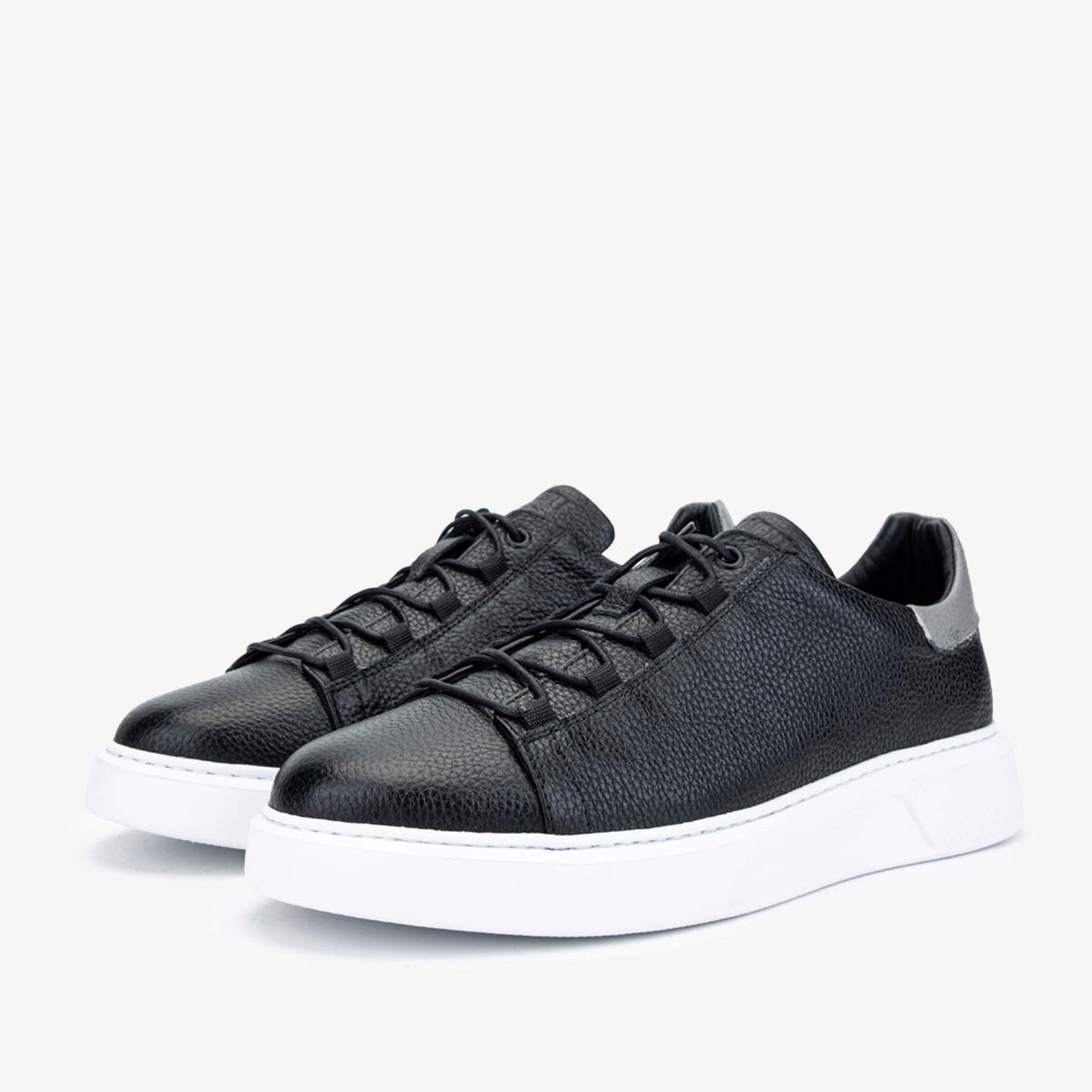 Valmenti Acrux Erkek Siyah Floter Hakiki Deri Sneakers & Spor Ayakkabı