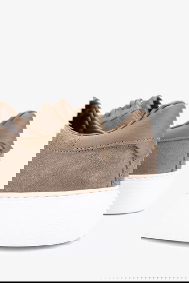  Valmenti Lorenza Erkek Bej Süet Hakiki Deri Sneakers & Spor Ayakkabı