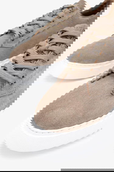  Valmenti Lorenza Erkek Bej Süet Hakiki Deri Sneakers & Spor Ayakkabı