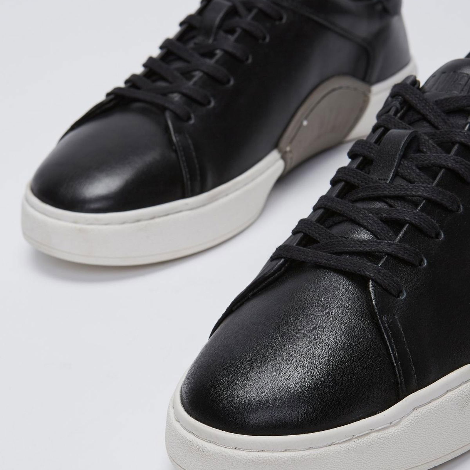 Valmenti Erkek Siyah Hakiki Deri Sneakers & Spor Ayakkabı
