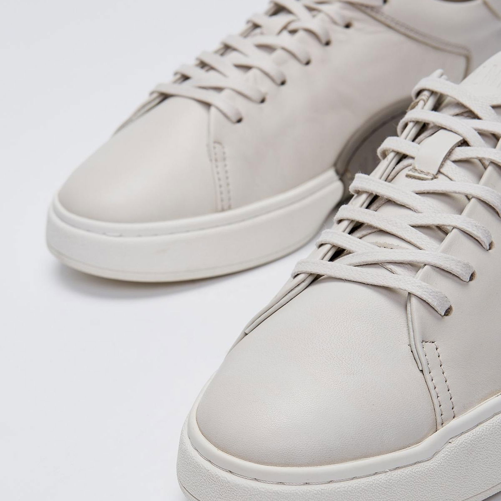 Valmenti Erkek Bej Hakiki Deri Sneakers & Spor Ayakkabı