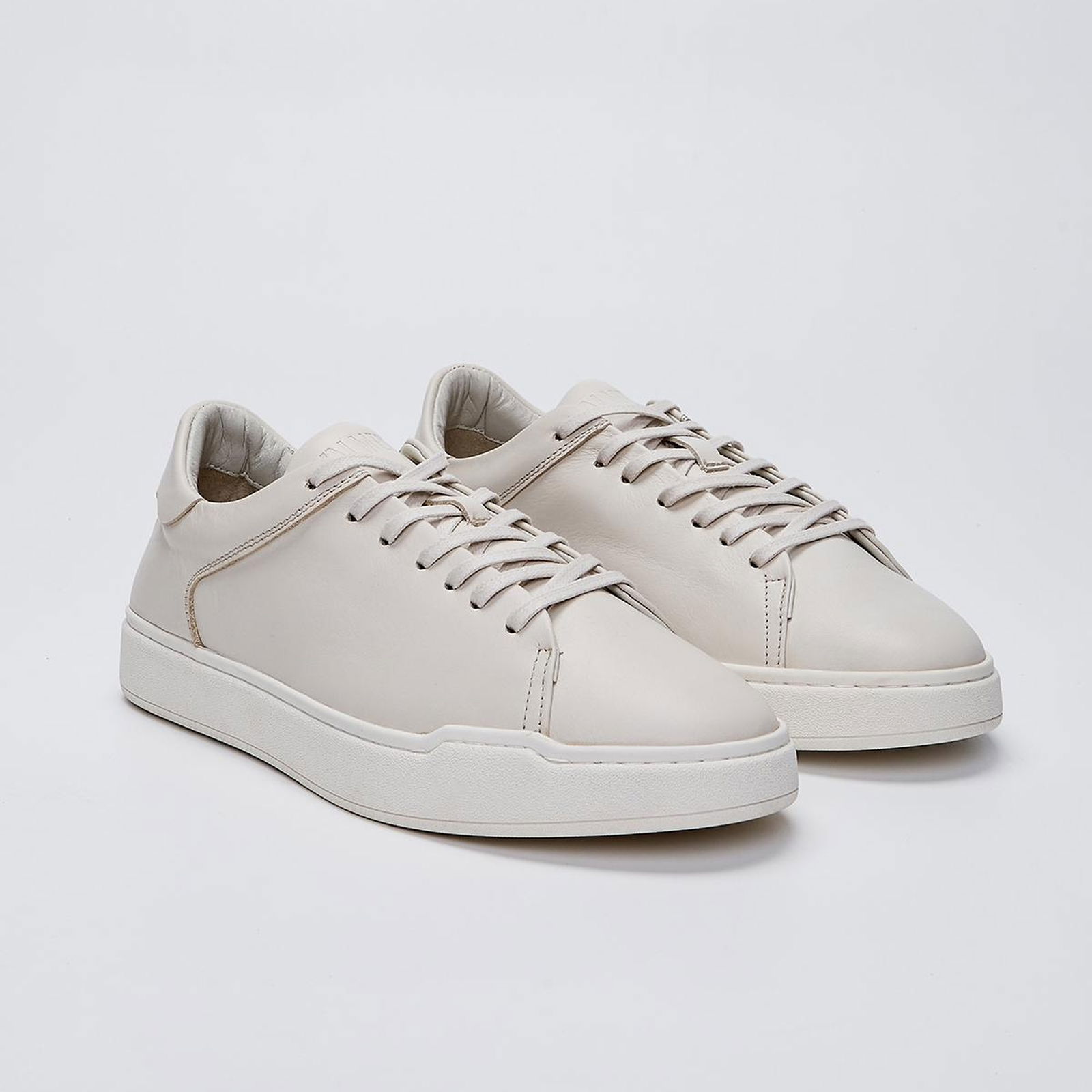 Valmenti Erkek Bej Hakiki Deri Sneakers & Spor Ayakkabı