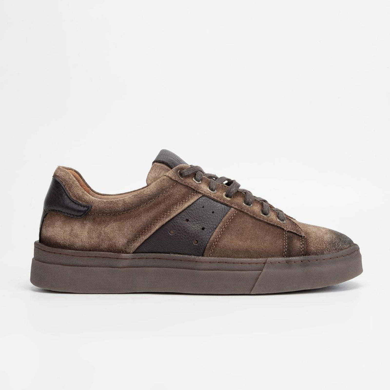 Valmenti Erkek Sigaro grft Hakiki Deri Sneakers & Spor Ayakkabı