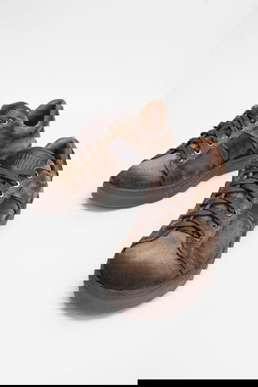  Valmenti Erkek Sigaro grft Hakiki Deri Sneakers & Spor Ayakkabı