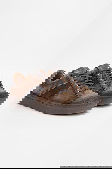  Valmenti Erkek Sigaro grft Hakiki Deri Sneakers & Spor Ayakkabı