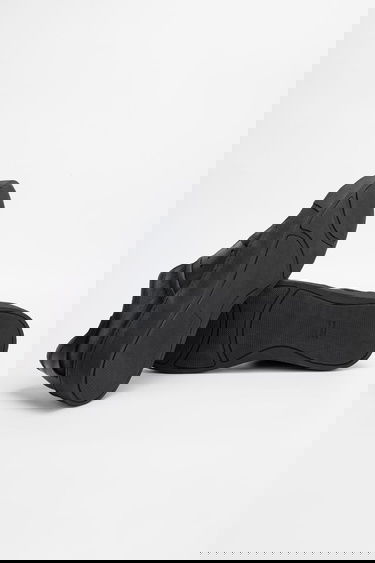  Valmenti Erkek Siyah grft Hakiki Deri Sneakers & Spor Ayakkabı