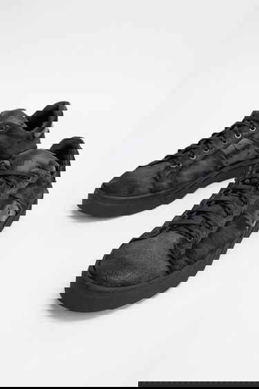  Valmenti Erkek Siyah grft Hakiki Deri Sneakers & Spor Ayakkabı