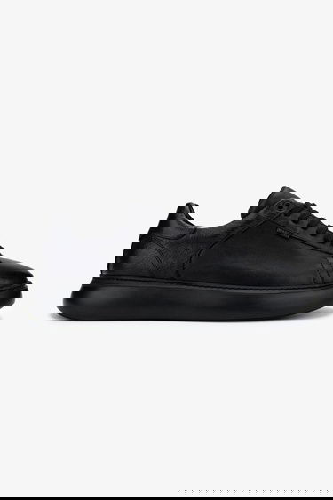  Valmenti Erkek Hakiki Deri Siyah Deri Sneakers & Spor Ayakkabı