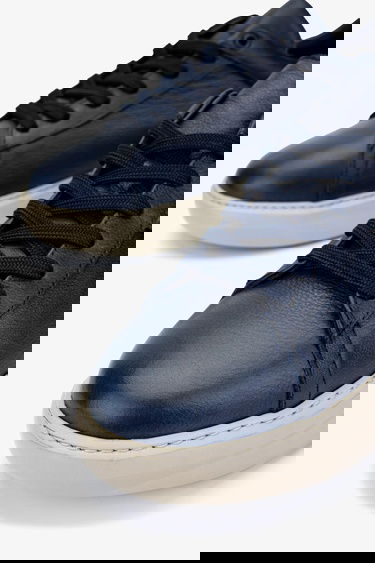  Valmenti Erkek Hakiki Deri Lacivert Sneakers & Spor Ayakkabı