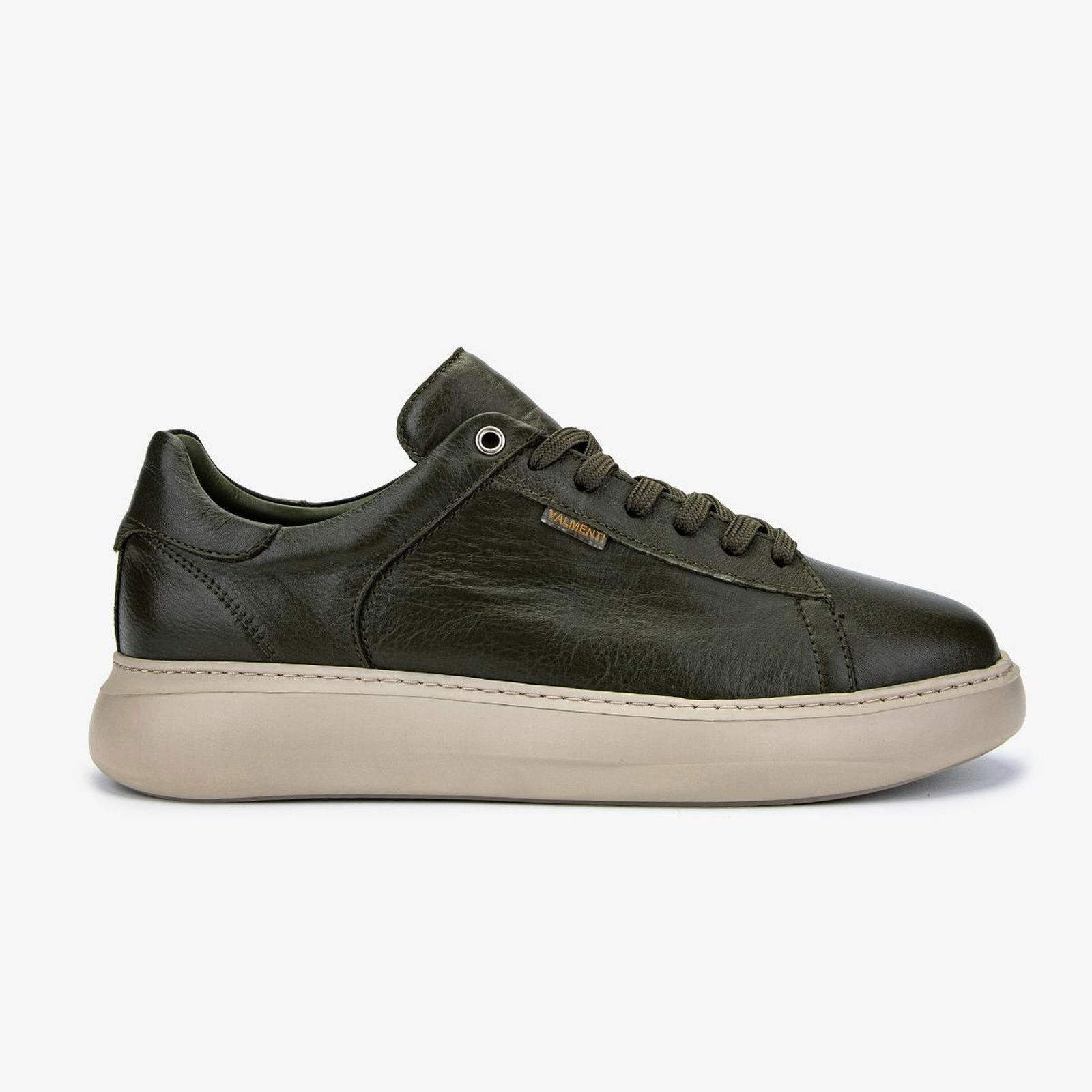 Valmenti Erkek Hakiki Deri Yeşil Sneakers & Spor Ayakkabı