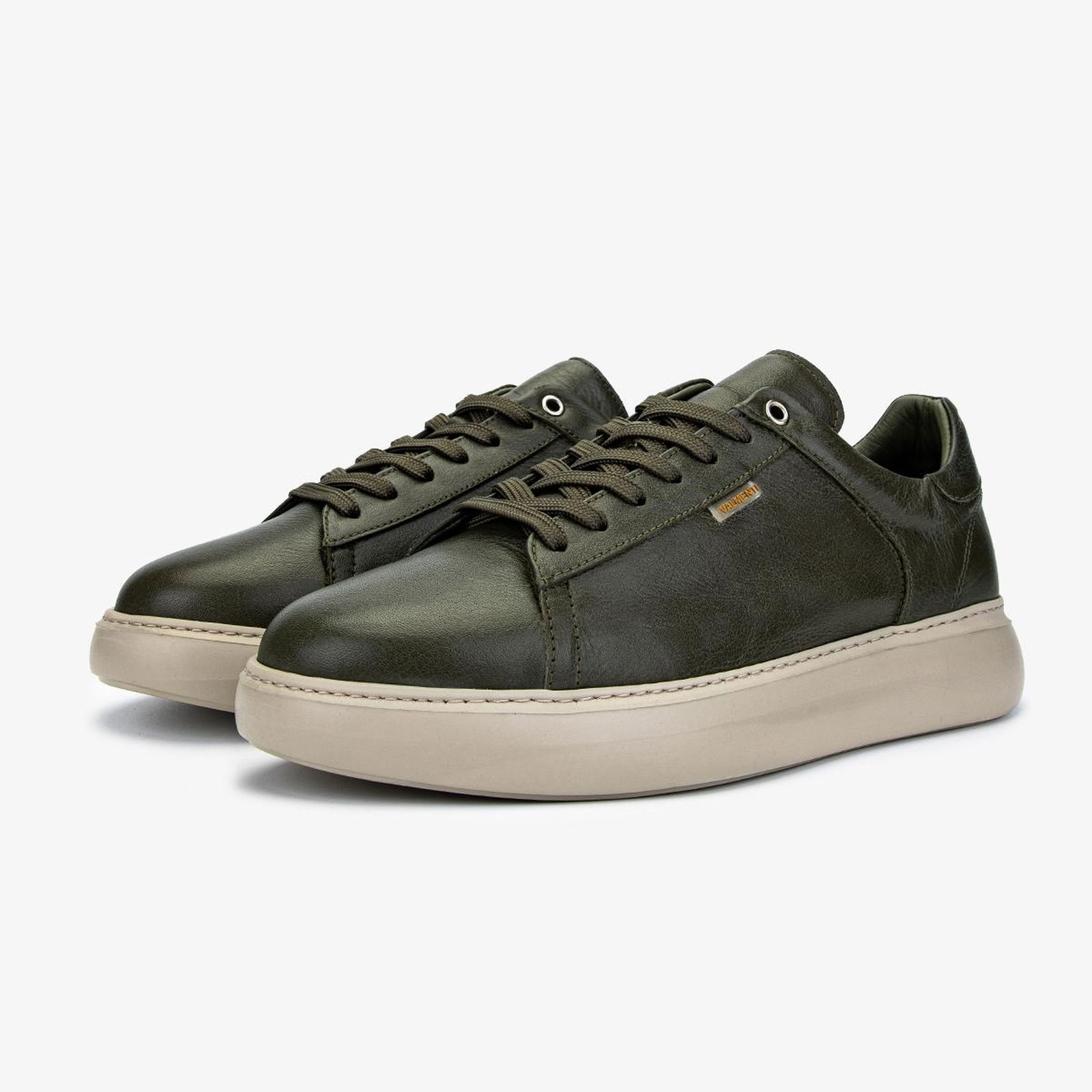 Valmenti Erkek Hakiki Deri Yeşil Sneakers & Spor Ayakkabı