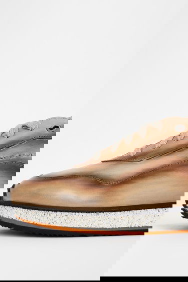  Valmenti Erkek Beyaz kemik Hakiki Deri Sneakers & Spor Ayakkabı