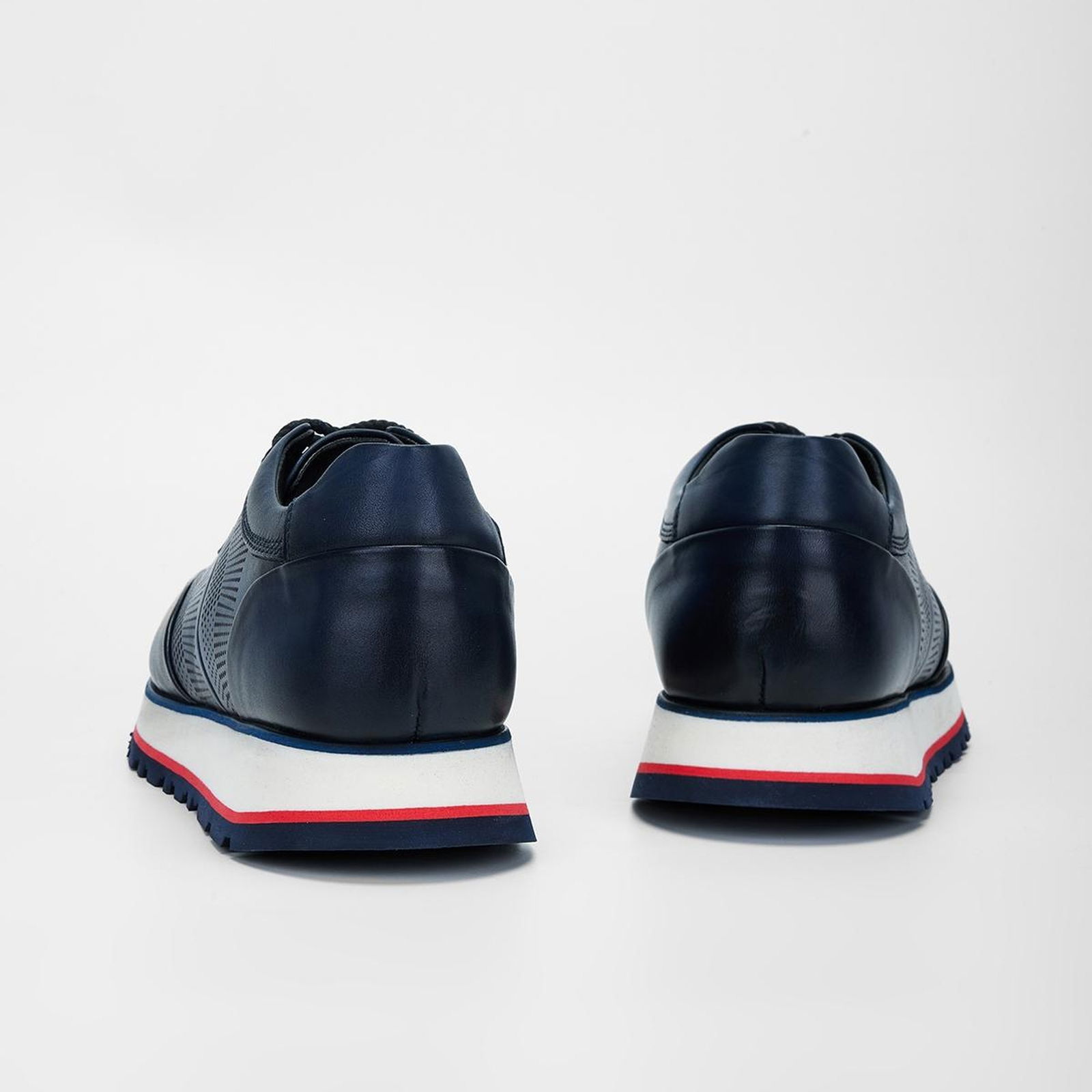 Valmenti Erkek Laci kırmızı beyaz Hakiki Deri Sneakers & Spor Ayakkabı