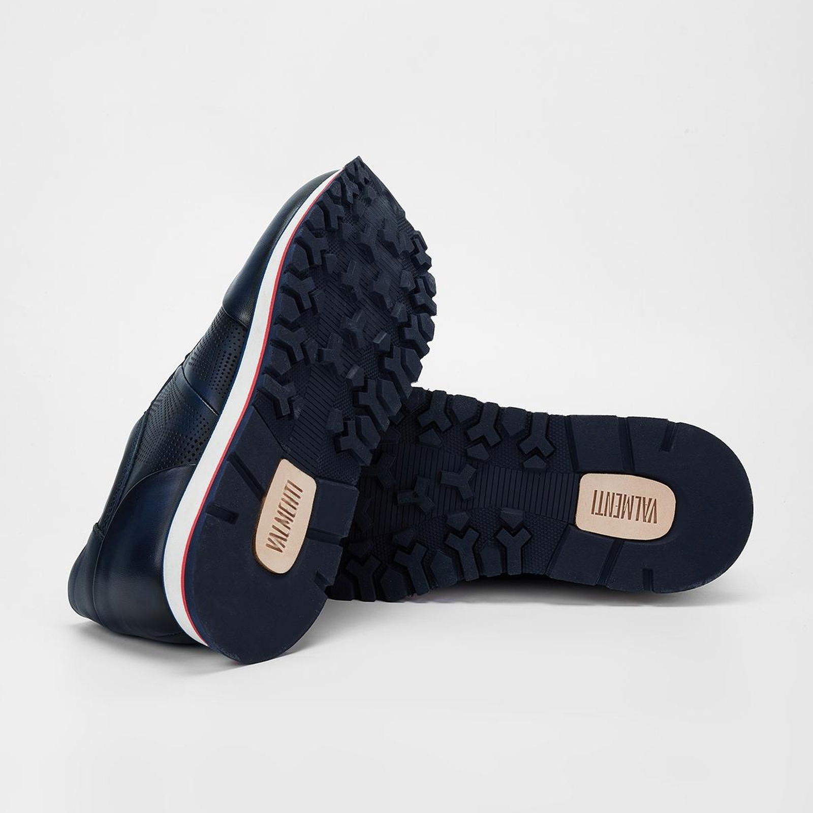 Valmenti Erkek Laci kırmızı beyaz Hakiki Deri Sneakers & Spor Ayakkabı
