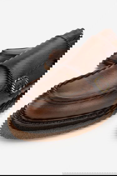  Valmenti Erkek Hakiki Deri Taba Deri Casual Ayakkabı