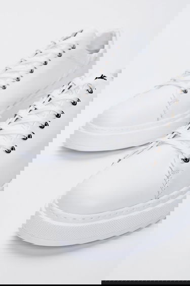  Valmenti Livio Erkek Beyaz Nappa Hakiki Deri Sneakers & Spor Ayakkabı