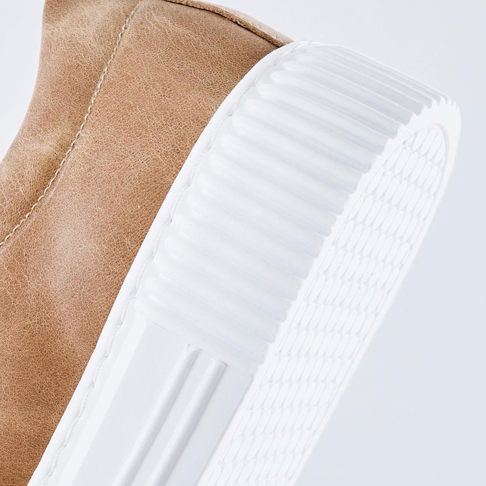 Valmenti Bosco Erkek Bej Hakiki Deri Sneakers & Spor Ayakkabı
