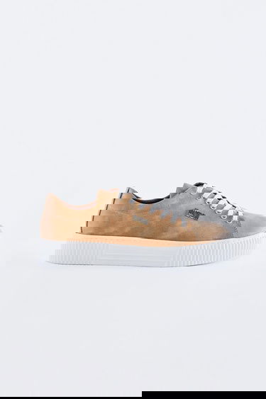  Valmenti Bosco Erkek Bej Hakiki Deri Sneakers & Spor Ayakkabı