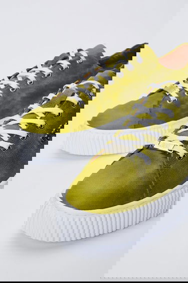  Valmenti Bosco Erkek Yeşil Hakiki Deri Sneakers & Spor Ayakkabı