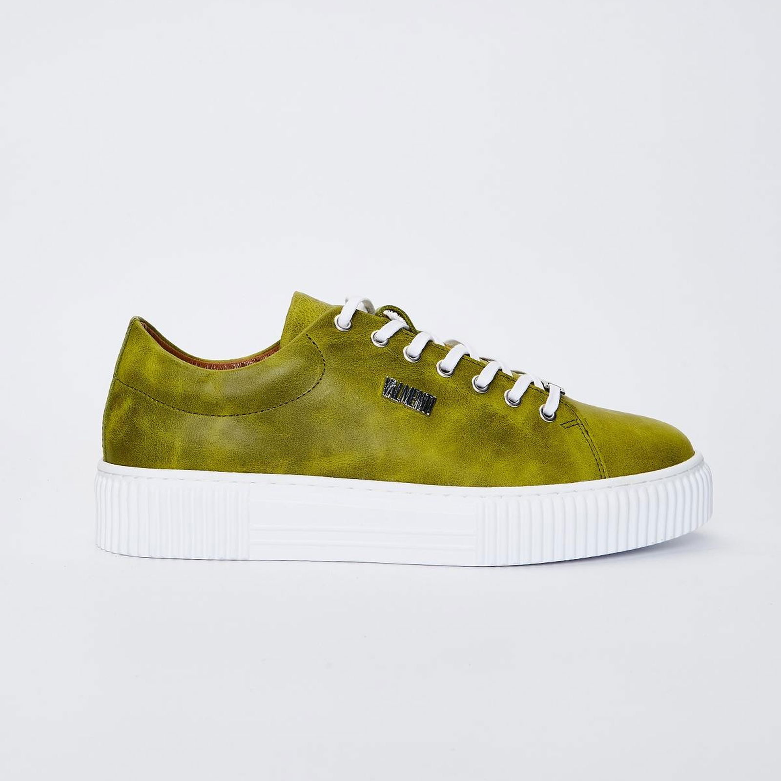 Valmenti Bosco Erkek Yeşil Hakiki Deri Sneakers & Spor Ayakkabı