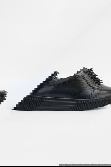  Valmenti Aletta Erkek Lacivert Hakiki Deri Sneakers & Spor Ayakkabı