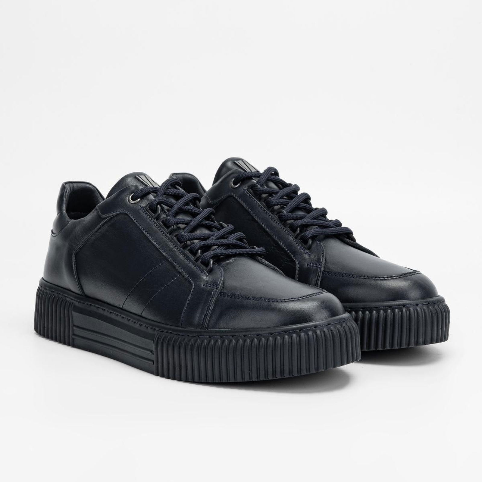 Valmenti Aletta Erkek Lacivert Hakiki Deri Sneakers & Spor Ayakkabı