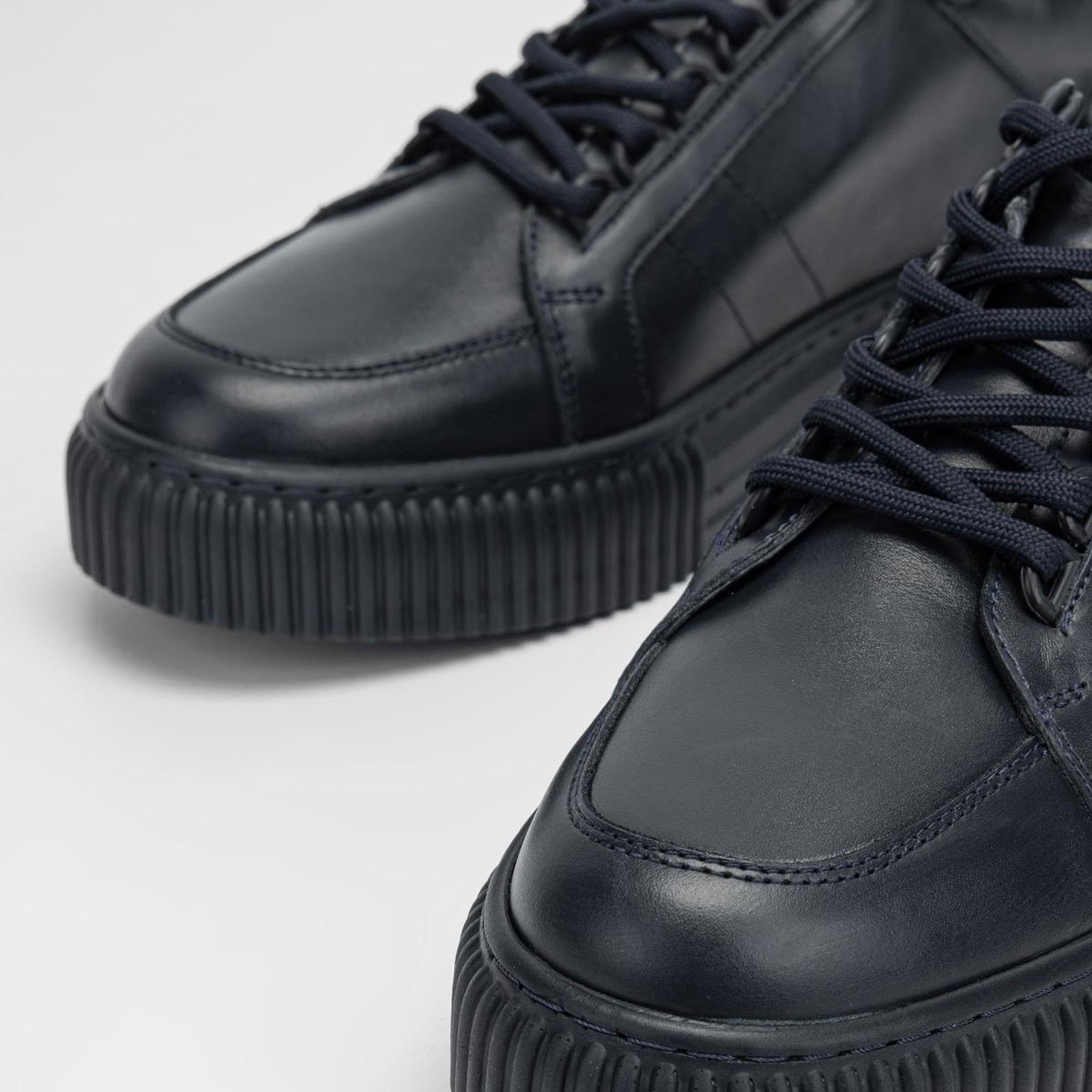 Valmenti Aletta Erkek Lacivert Hakiki Deri Sneakers & Spor Ayakkabı