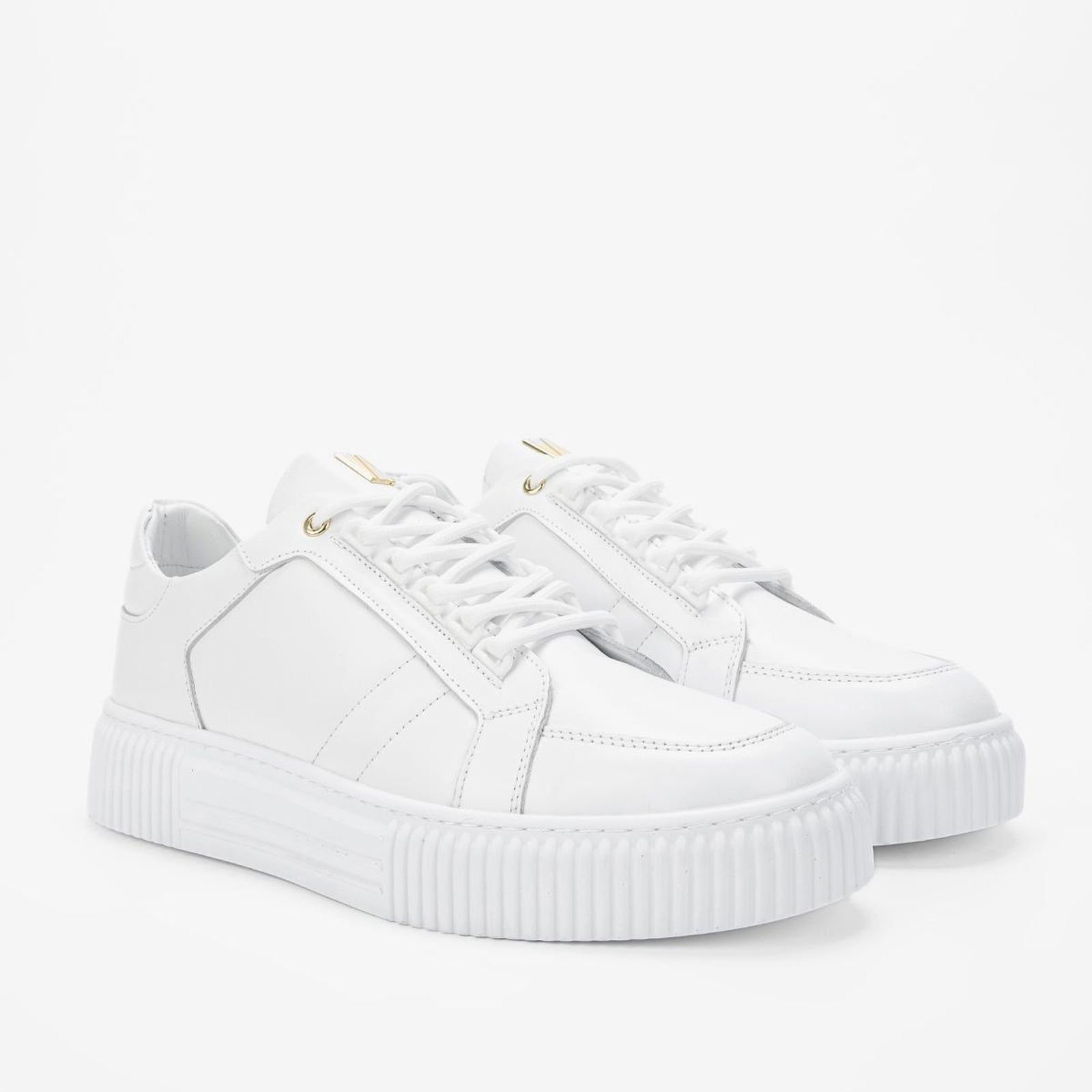 Valmenti Aletta Erkek Beyaz Hakiki Deri Sneakers & Spor Ayakkabı