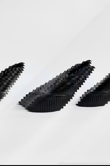  Valmenti Aletta Erkek Siyah Hakiki Deri Sneakers & Spor Ayakkabı
