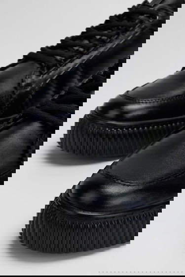  Valmenti Aletta Erkek Siyah Hakiki Deri Sneakers & Spor Ayakkabı