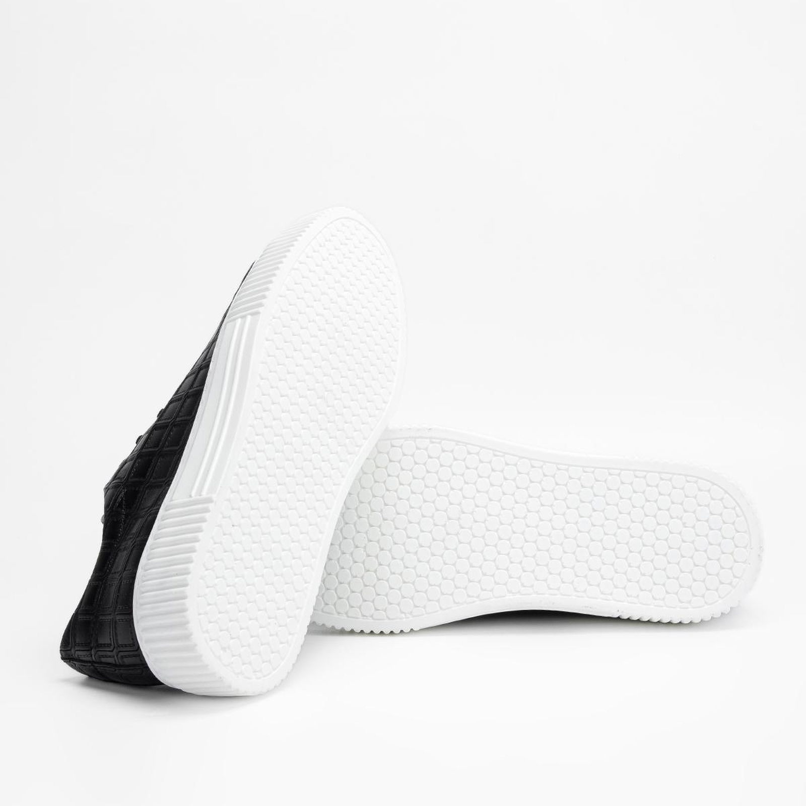 Valmenti Erkek Siyah Hakiki Deri Sneakers & Spor Ayakkabı