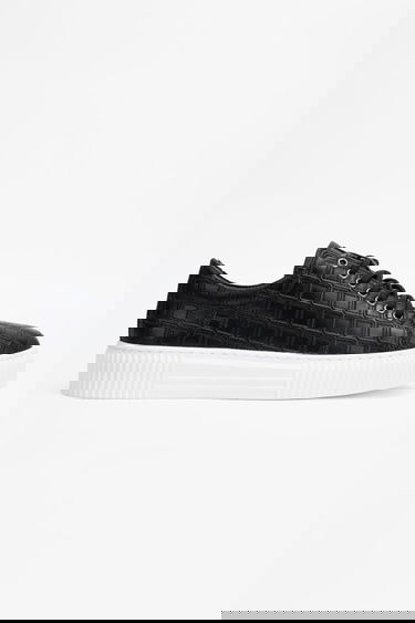  Valmenti Erkek Siyah Hakiki Deri Sneakers & Spor Ayakkabı
