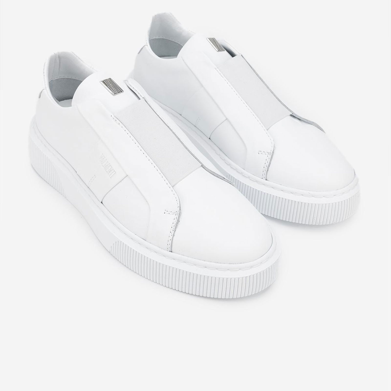 Valmenti Emma Erkek Beyaz Rugan Hakiki Deri Sneakers & Spor Ayakkabı