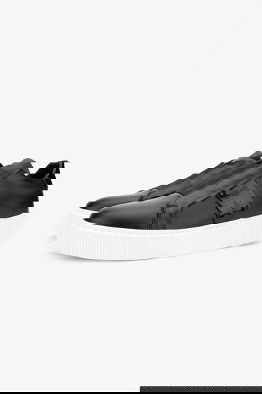  Valmenti Emma Erkek Siyah Rugan Hakiki Deri Sneakers & Spor Ayakkabı