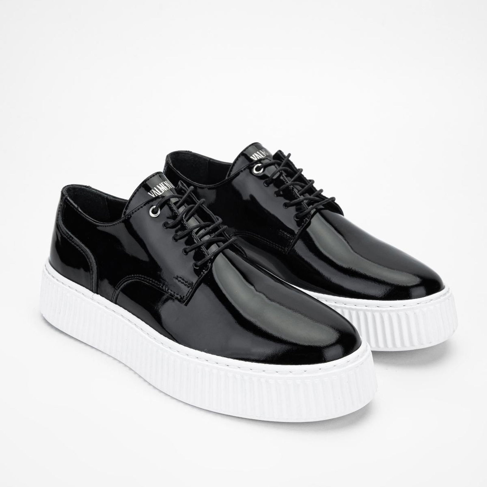 Valmenti Aden Erkek Siyah Rugan Hakiki Deri Sneakers & Spor Ayakkabı
