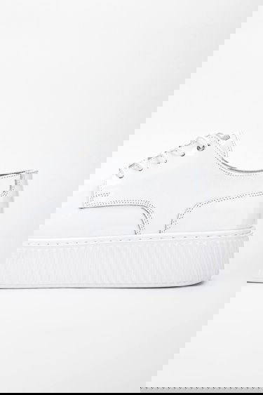  Valmenti Aden Erkek Beyaz Rugan Hakiki Deri Sneakers & Spor Ayakkabı