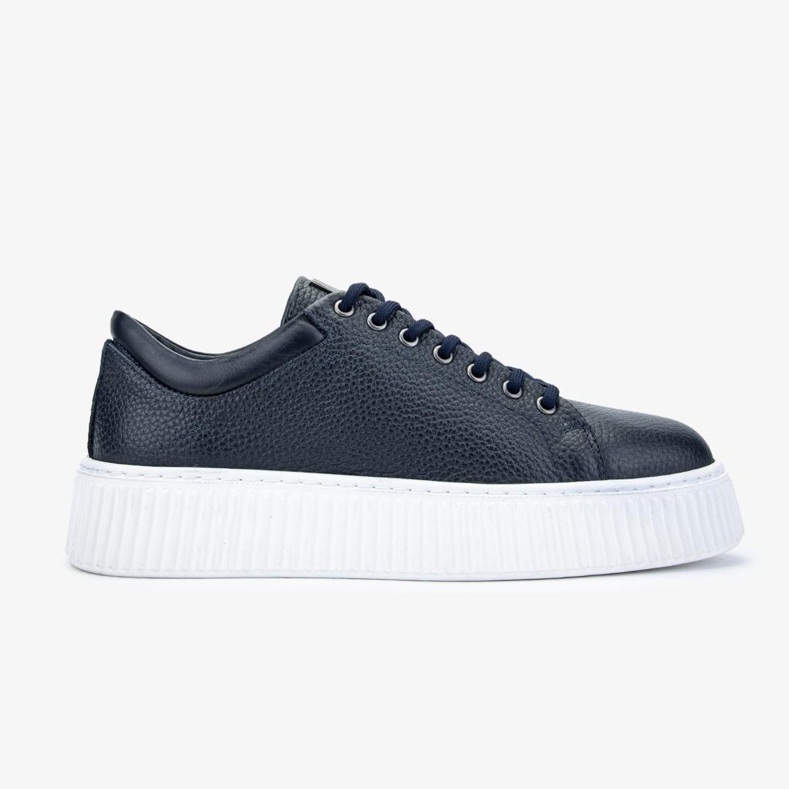 Valmenti Erkek Hakiki Deri Lacivert Sneakers & Spor Ayakkabı