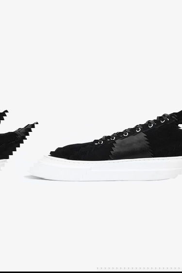  Valmenti Messi Erkek Siyah Süet Hakiki Deri Sneakers & Spor Ayakkabı