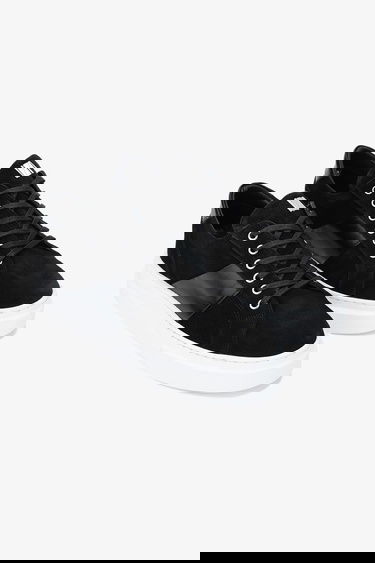  Valmenti Messi Erkek Siyah Süet Hakiki Deri Sneakers & Spor Ayakkabı