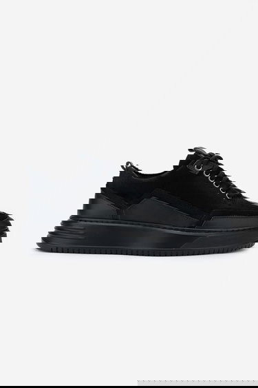  Valmenti Erkek Hakiki Deri Siyah Sneakers & Spor Ayakkabı