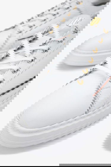  Valmenti Erkek Hakiki Deri Beyaz Sneakers & Spor Ayakkabı