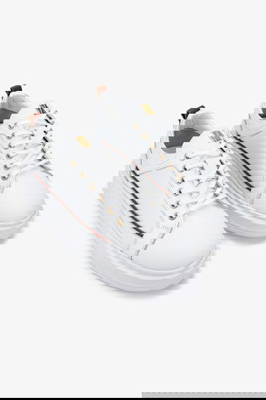  Valmenti Erkek Hakiki Deri Beyaz Sneakers & Spor Ayakkabı