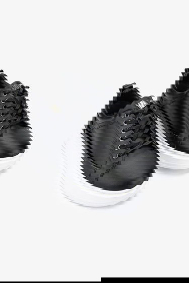 Valmenti Erkek Hakiki Deri Siyah Sneakers & Spor Ayakkabı
