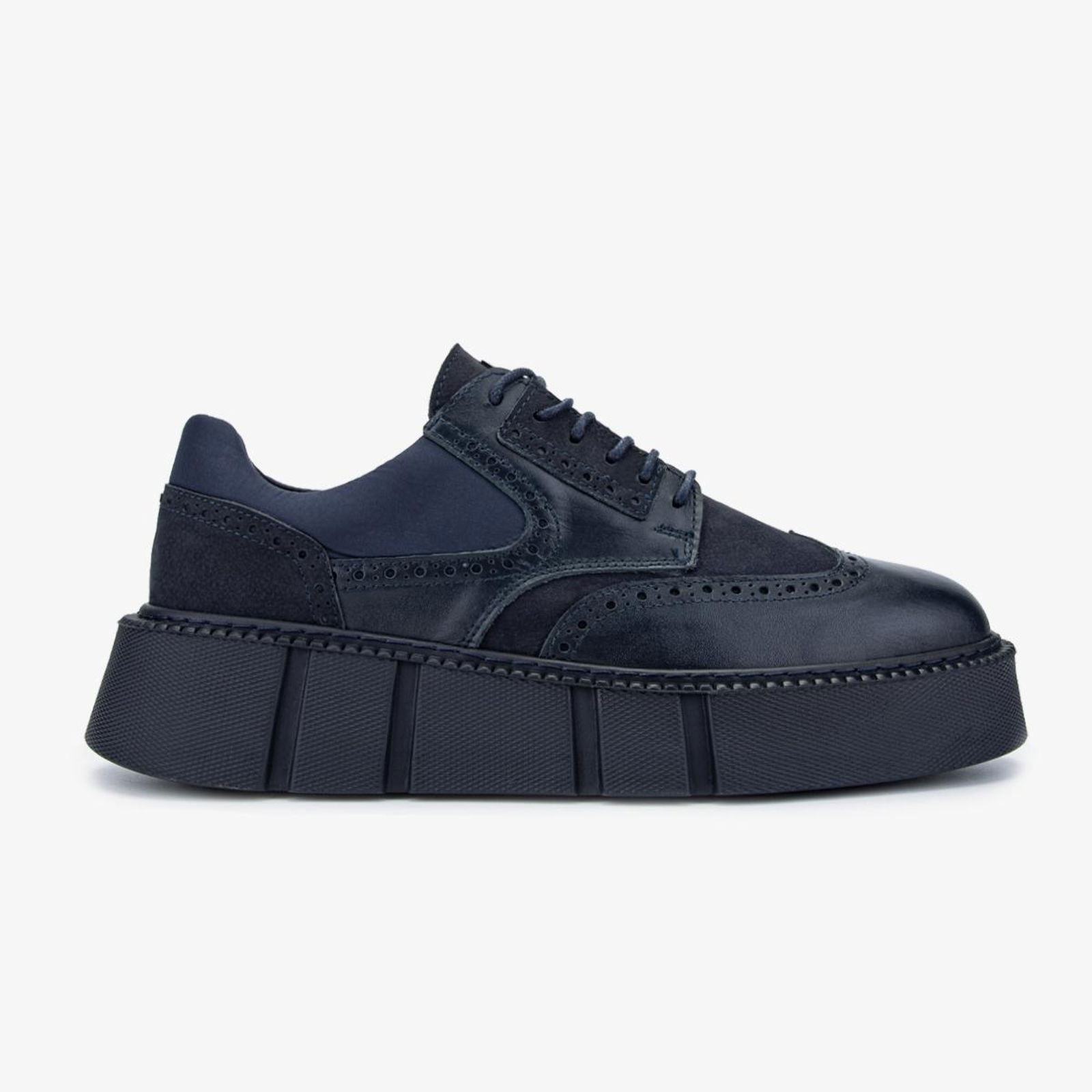 Valmenti Erkek Hakiki Deri Lacivert Sneakers & Spor Ayakkabı