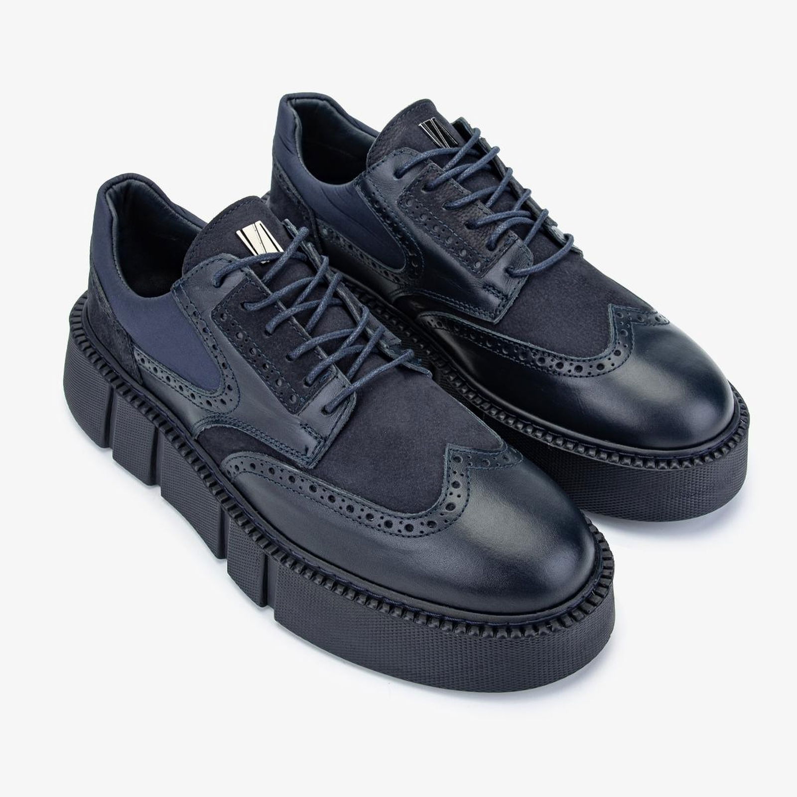 Valmenti Erkek Hakiki Deri Lacivert Sneakers & Spor Ayakkabı
