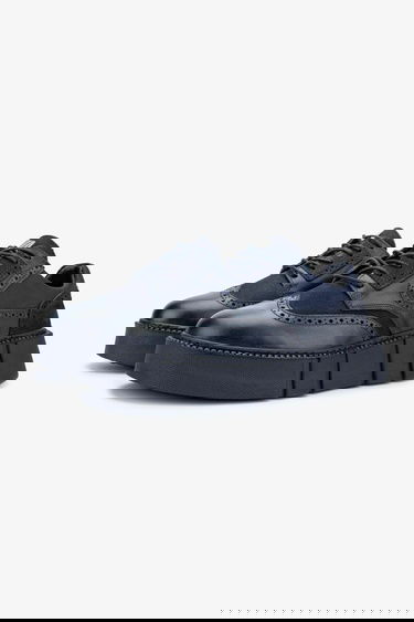  Valmenti Erkek Hakiki Deri Lacivert Sneakers & Spor Ayakkabı