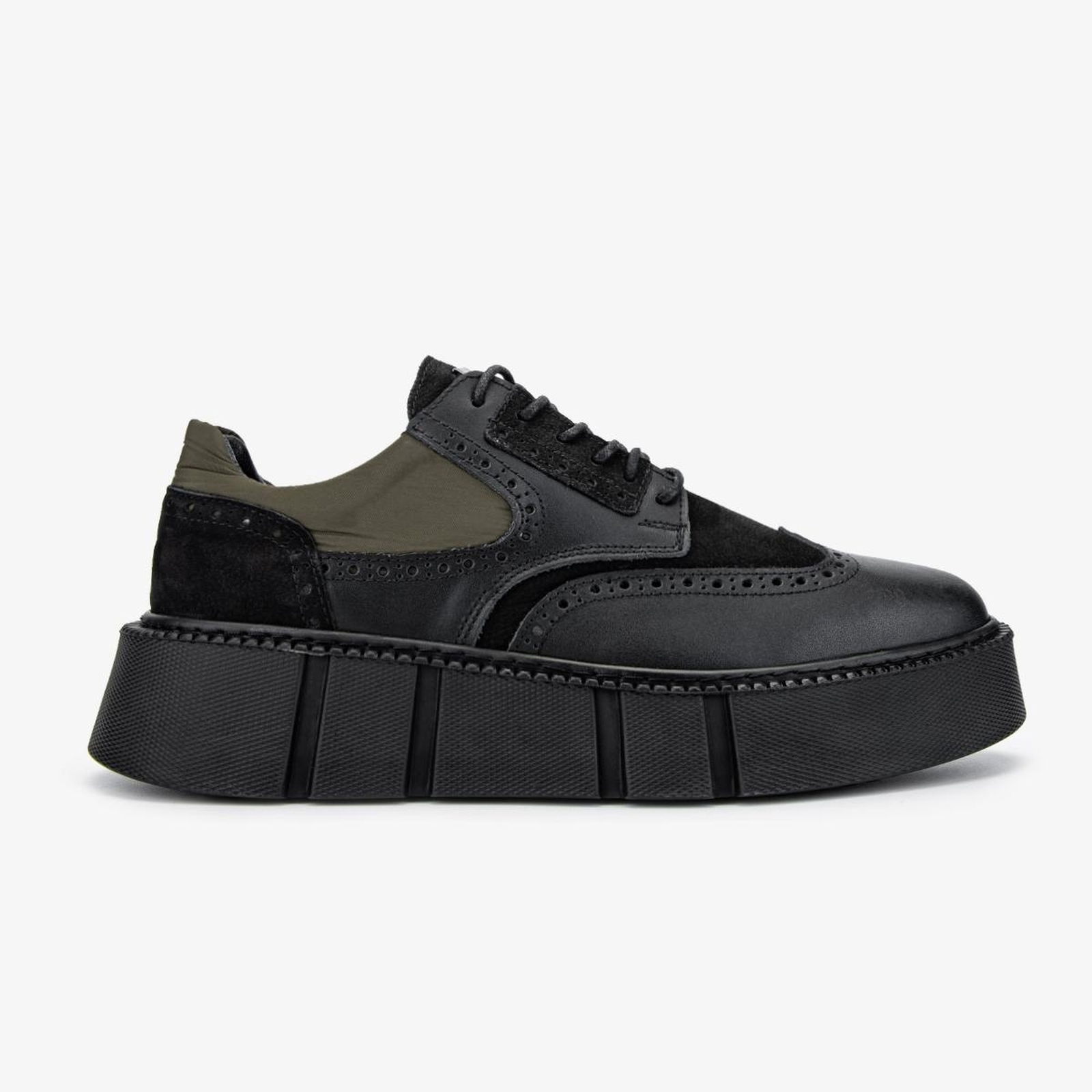 Valmenti Erkek Hakiki Deri Siyah Sneakers & Spor Ayakkabı